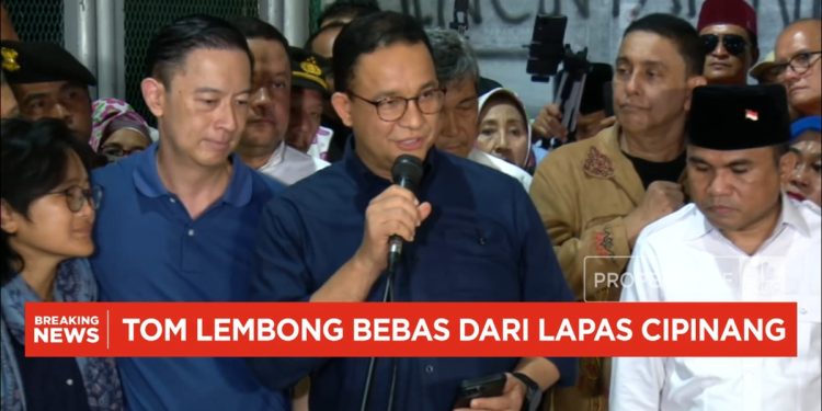 Rayakan Kebebasan Tom Lembong