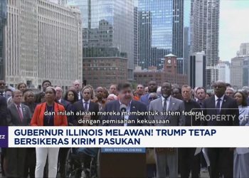 Gubernur Illinois Menentang Trump yang Bersikeras Mengirim Pasukan