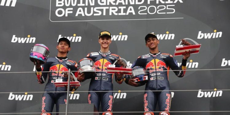 Veda Ega Dedikasikan Podium Rookies Cup Austria untuk HUT ke-80 Republik Indonesia