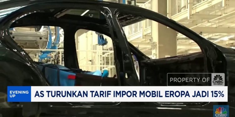 AS Turunkan Pajak Impor Kendaraan Eropa Menjadi 15 Persen