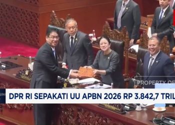 DPR RI Setujui UU APBN 2026 Dengan Anggaran Rp 3.842,7 Triliun