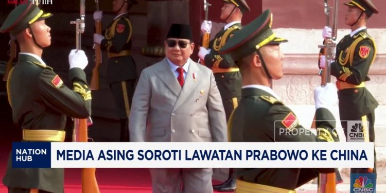 Media Internasional Soroti Kunjungan Prabowo ke Tiongkok