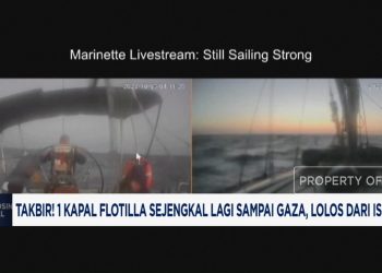 Kapal Flotilla Dekat Gaza, Berhasil Menghindari Israel