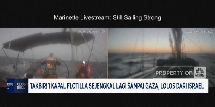 Kapal Flotilla Dekat Gaza, Berhasil Menghindari Israel