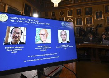 Penemuan Kerangka Logam-Organik Bawa Tiga Ilmuwan Raih Nobel Kimia 2025