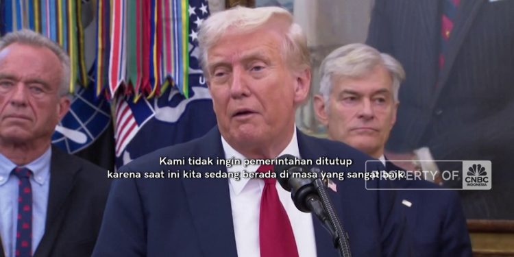 Pemerintah AS Shutdown, Trump Berniat Pecat Pegawai Negeri Sipil