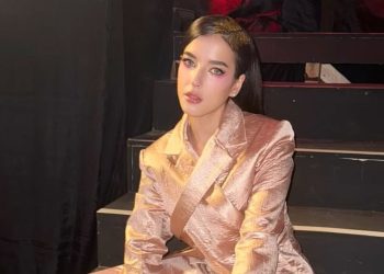 Tasya Farasya dan Desta Saksikan Detik-detik Atap Lapangan Padel Roboh