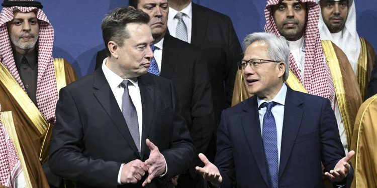 Musk dan Jensen Huang Hadir di Forum Investasi AS-Saudi