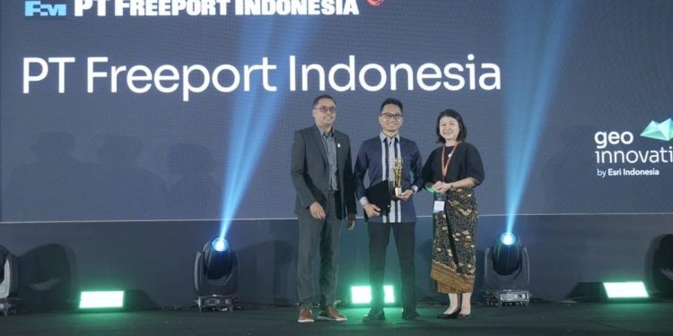 Freeport Indonesia Menangkan GeoInnovation Award atas Inovasi Geospasial