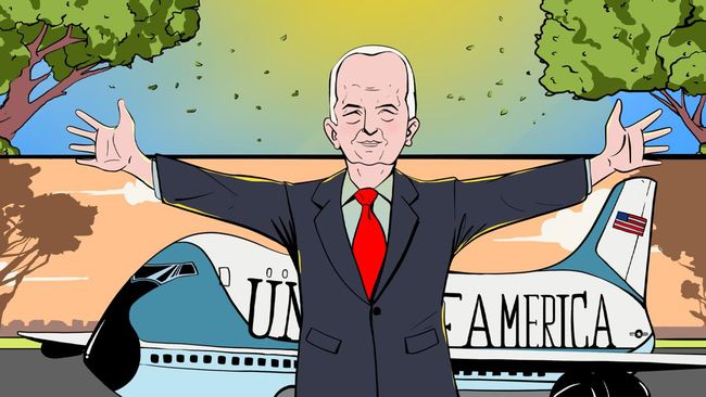 Tangan Kanan Presiden AS Dikerjai oleh Presiden RI