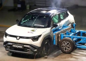 SUV Listrik eVitara Mendapat 5 Bintang dari India NCAP