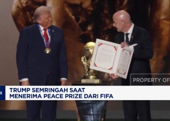 Trump Senang Menerima Penghargaan Perdamaian FIFA