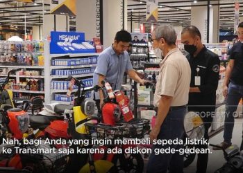 Diskon Sepeda Listrik Hanya Rp3 Jutaan di Transmart
